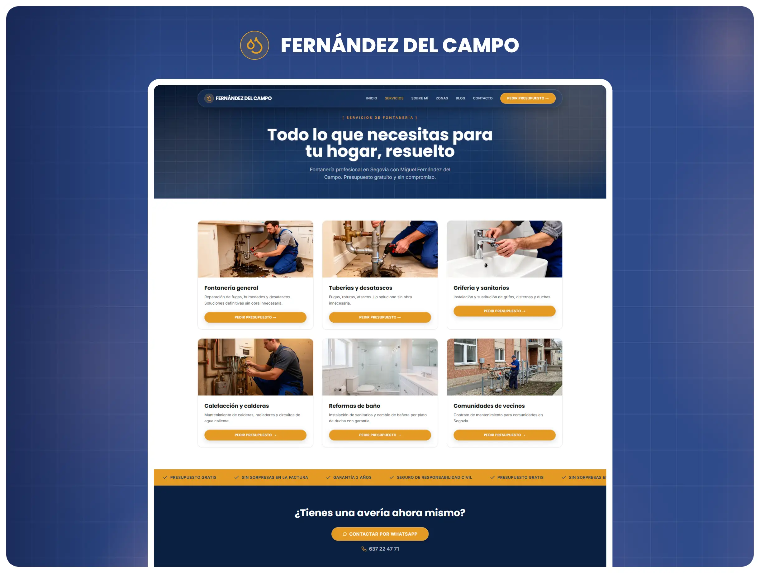 Fernández del Campo — Servicios
