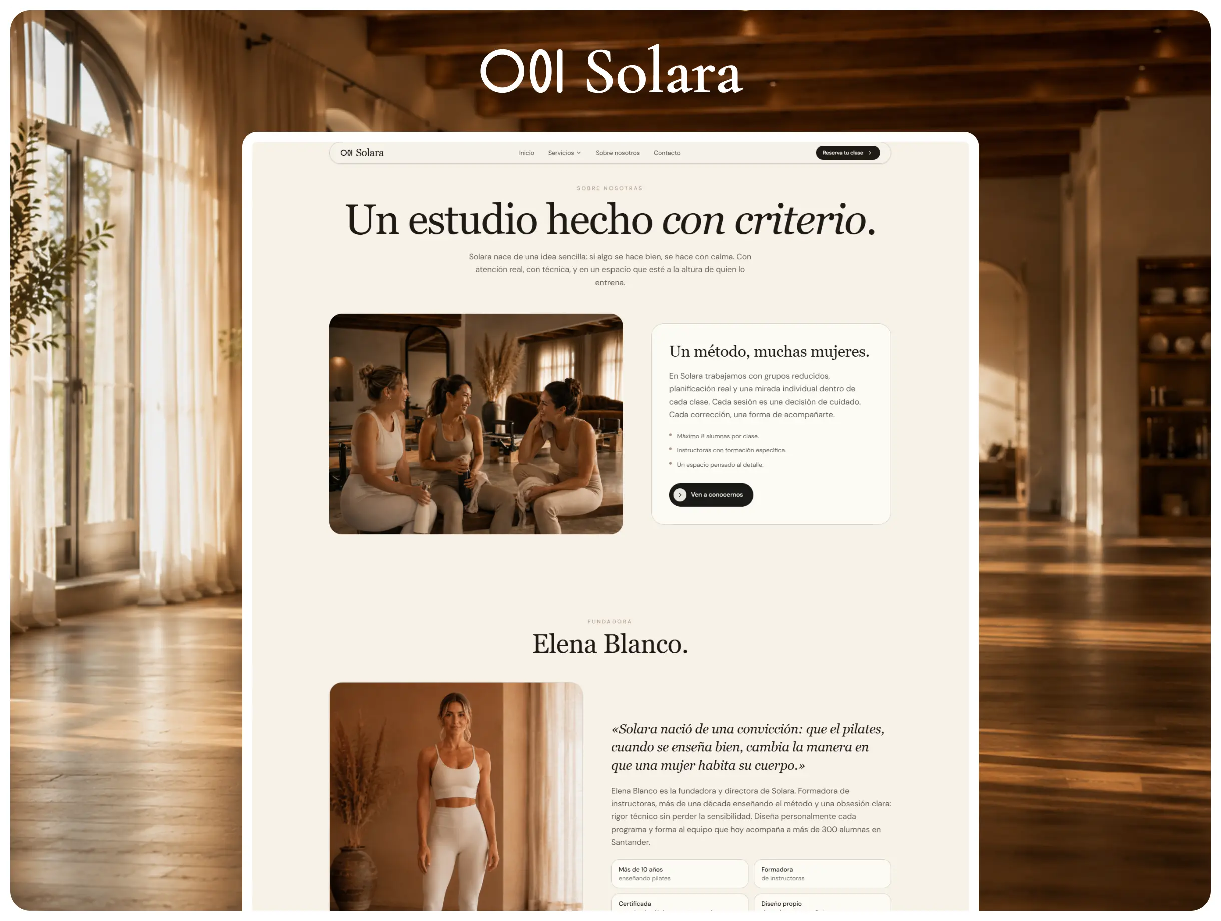 Solara Pilates — Comunidad