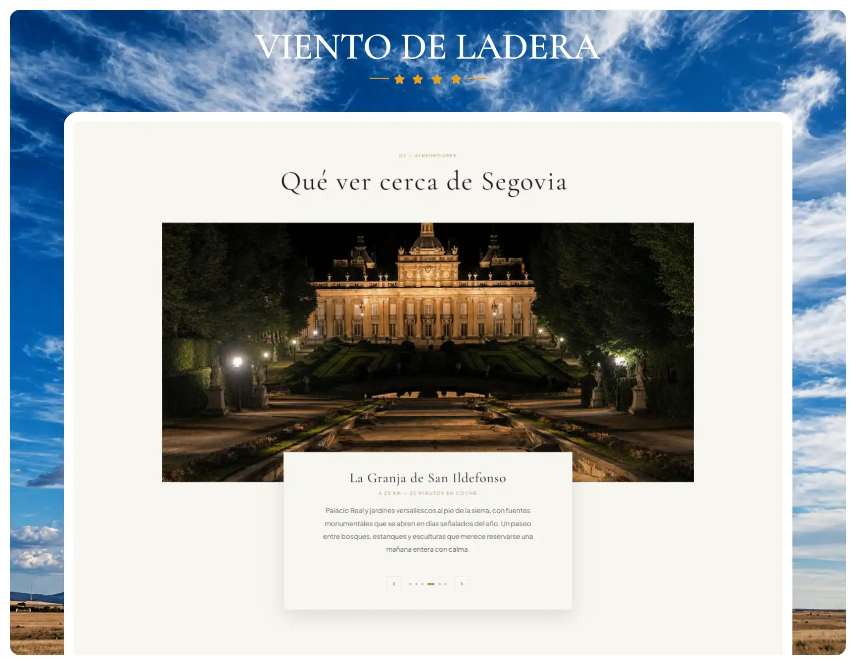 Viento de Ladera — Alrededores nueva web