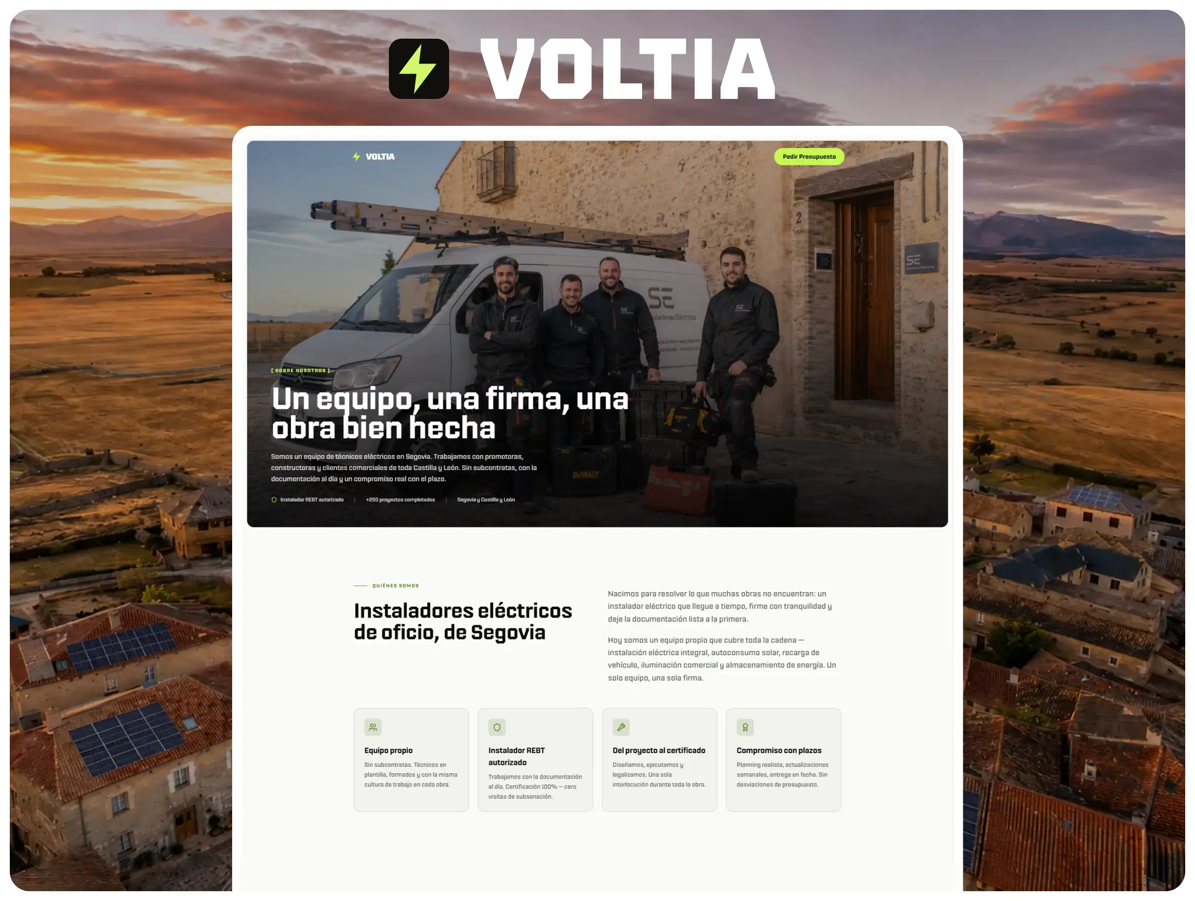 Voltia — Métricas